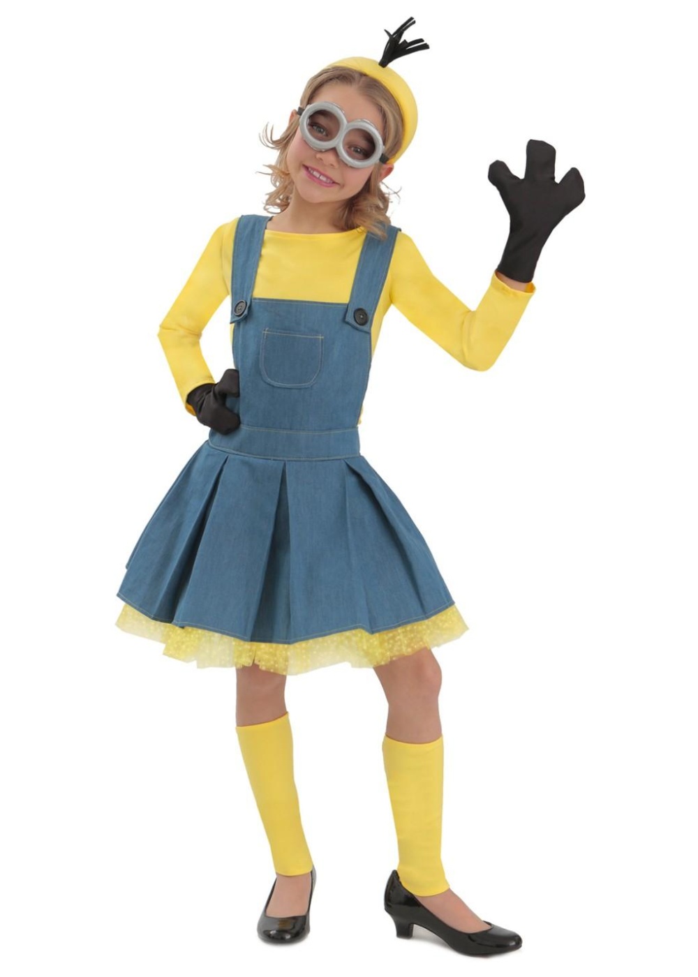  Girls Minions Jumper Costume