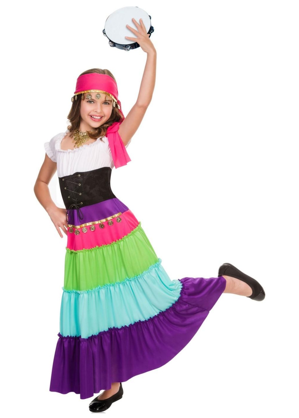  Girls Renaissance Gypsy Costume