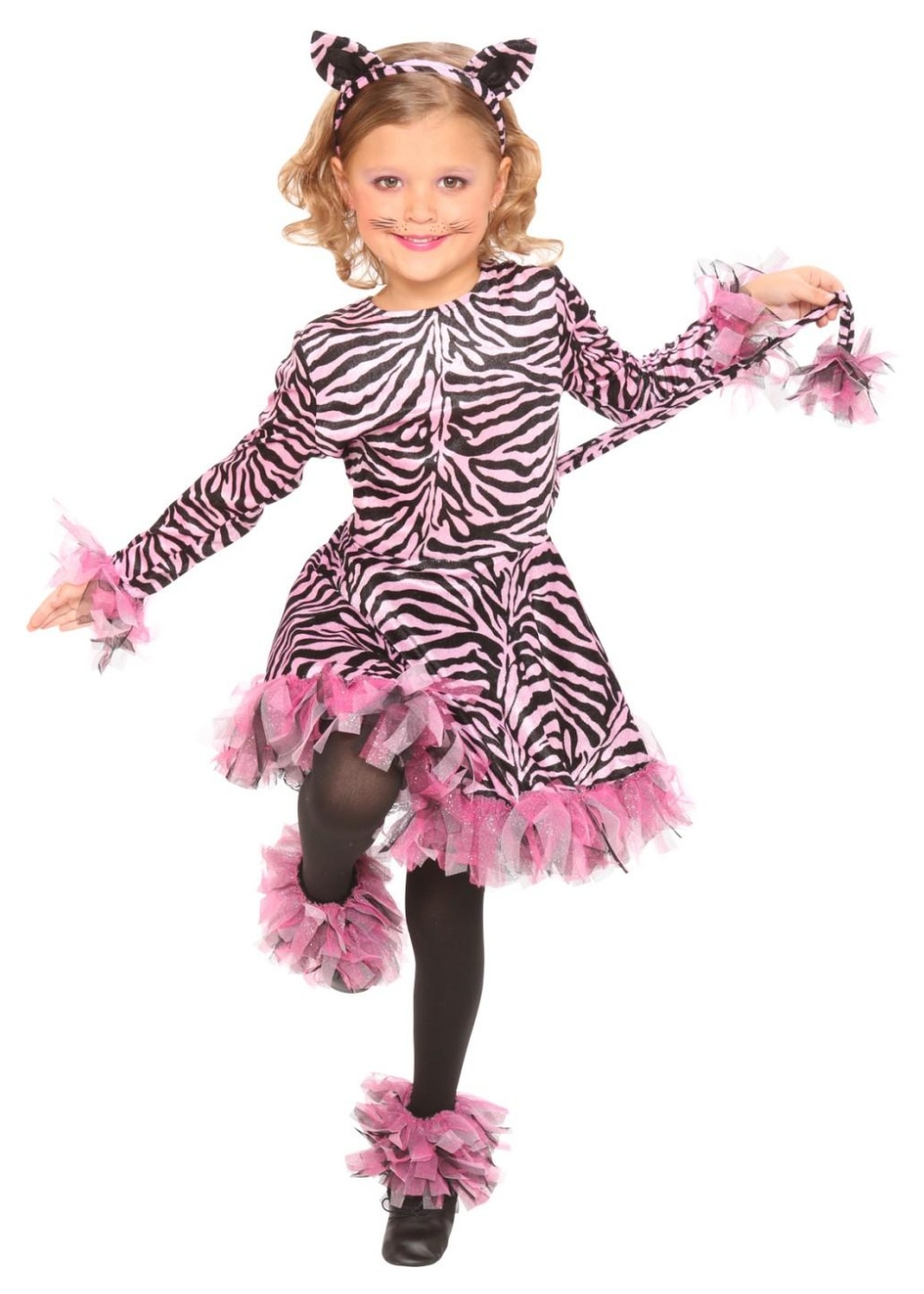  Girls Shreddy Tiger Costume