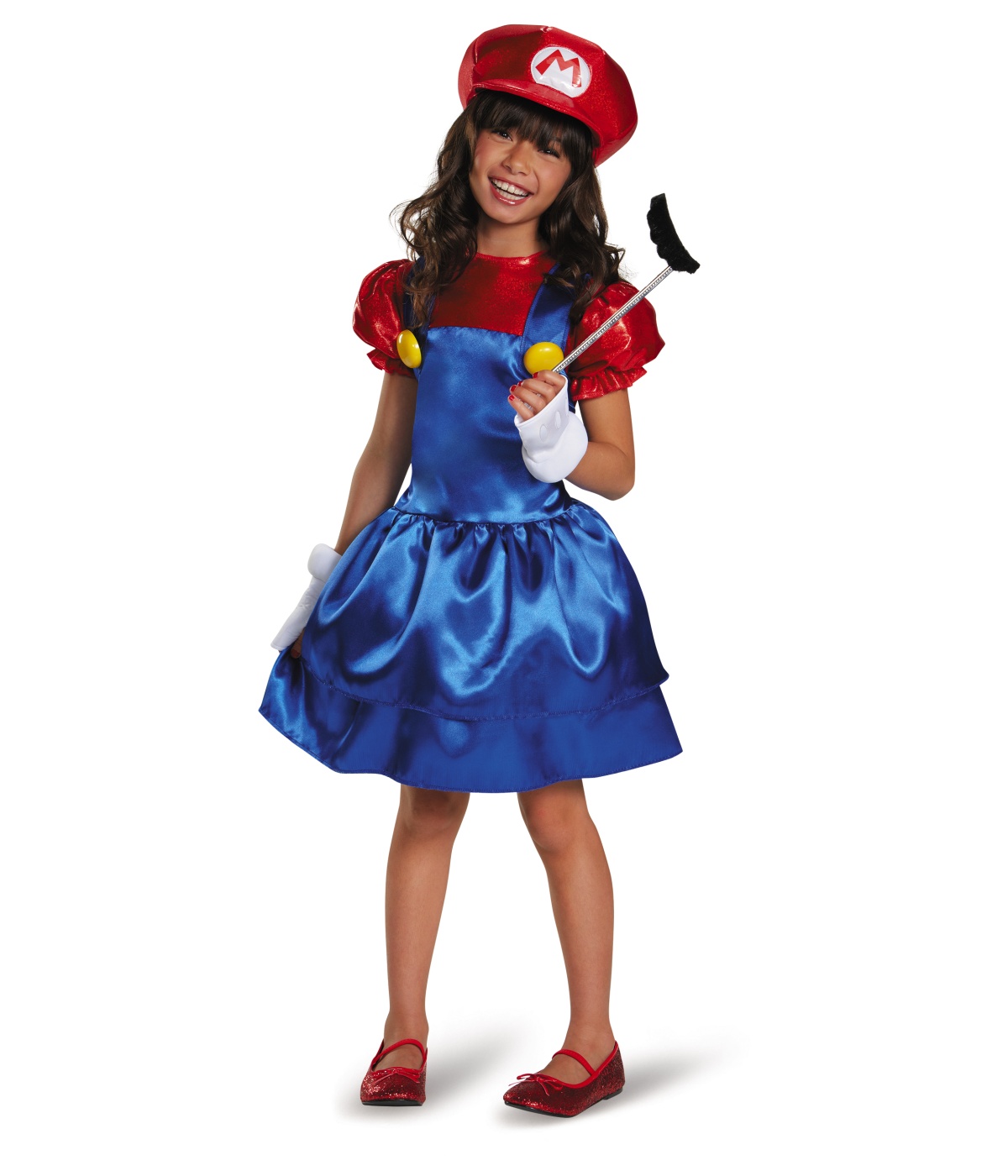  Girls Super Skirt Mario Costume