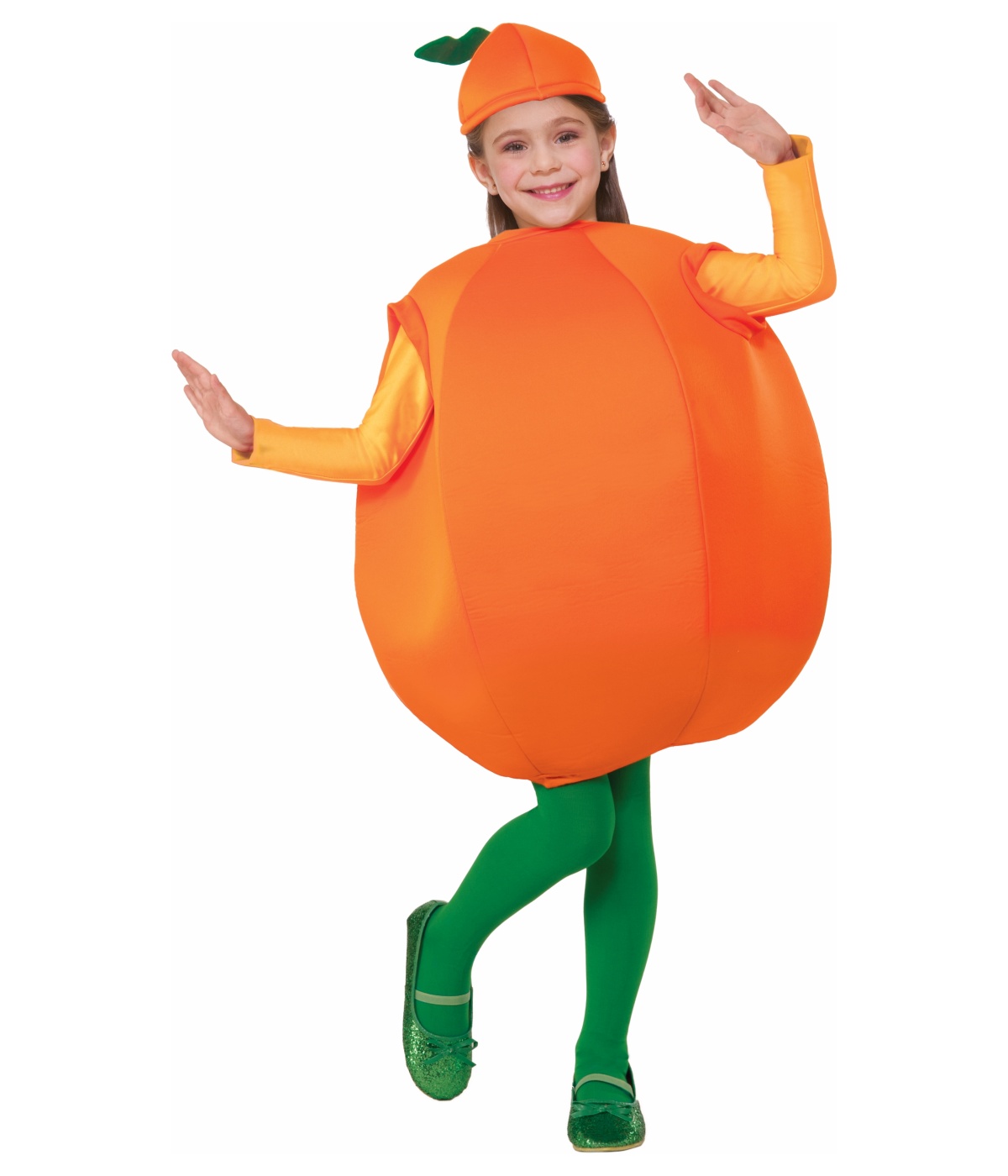  Girls Sweet Orange Costume