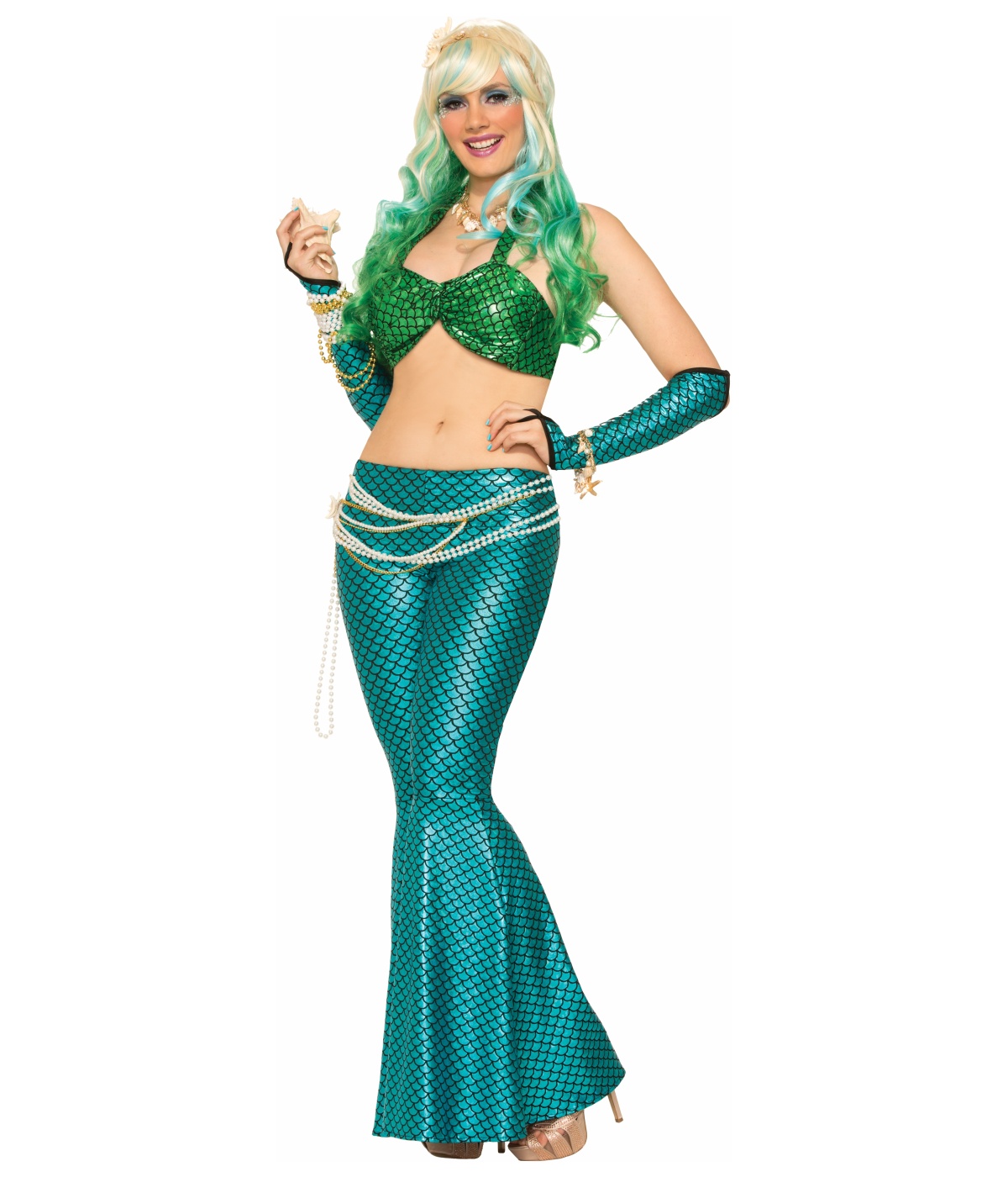  Green Mermaid Bikini Top