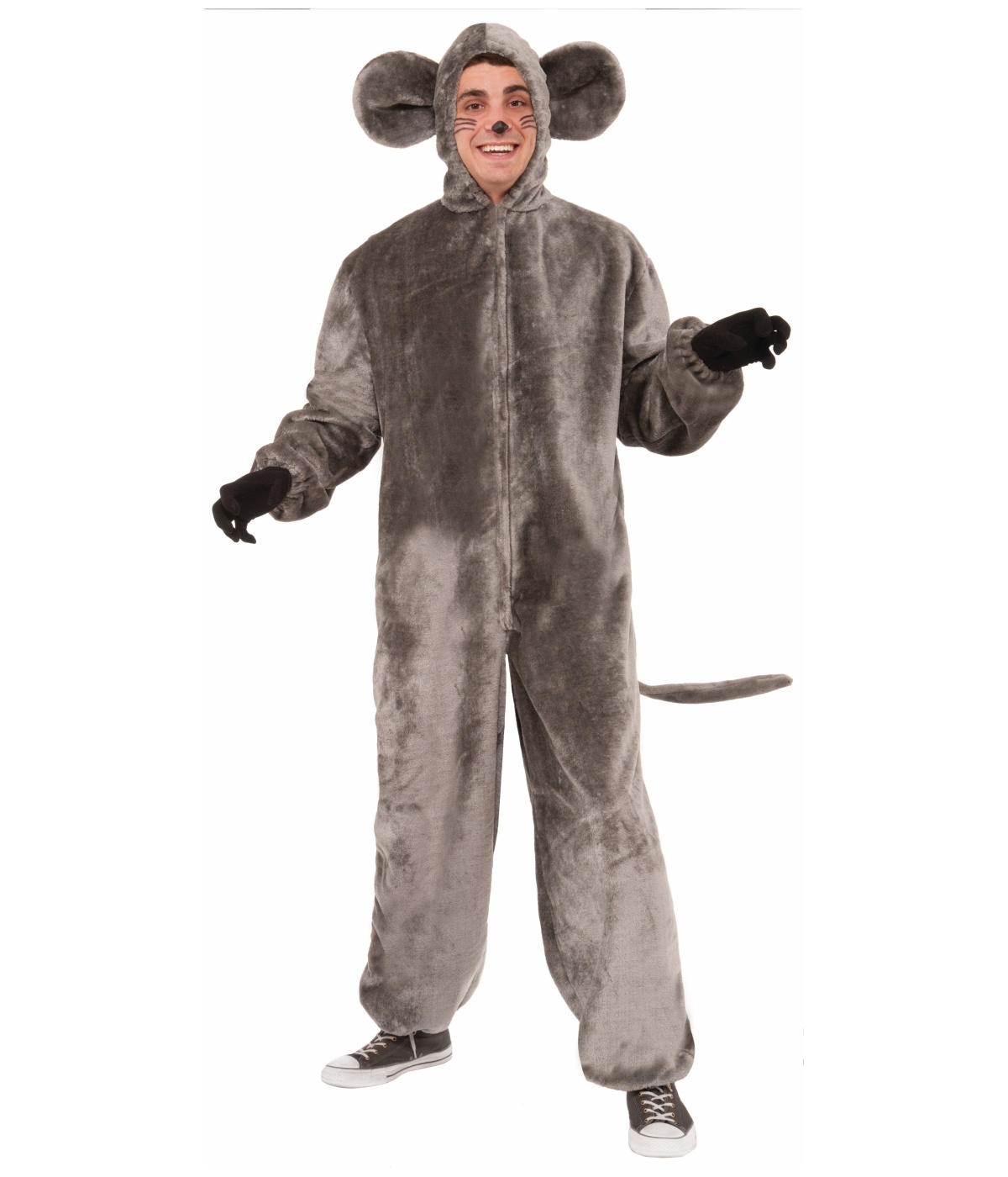  Sneaky Gray Mouse Mascot Costume