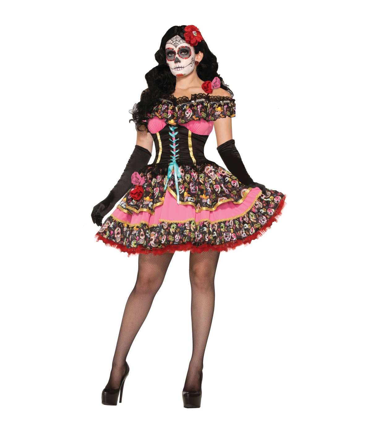  Womens Los Muertos Costume