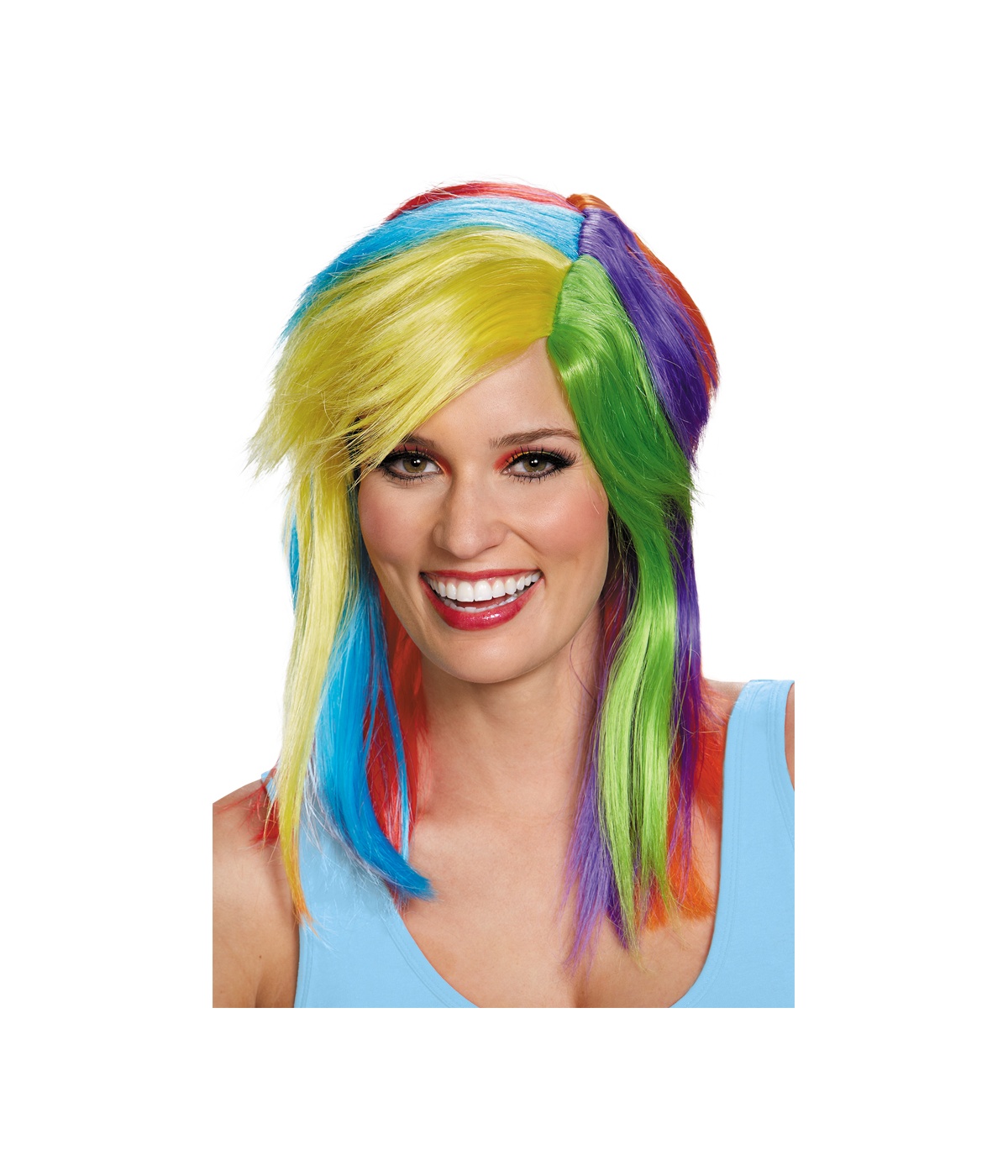  Womens Rainbow Dash Wig