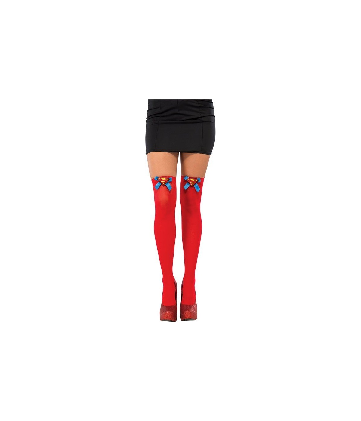  Womens Supergirl Thigh High Stockings