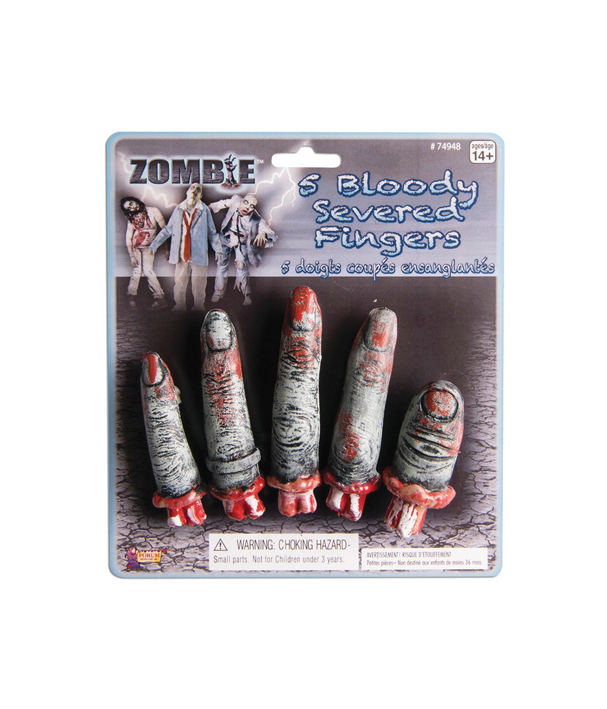  Zombie Fingers Prop