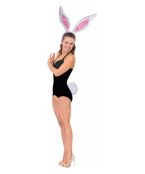 Bunny Jumbo Ears Women Costume Set