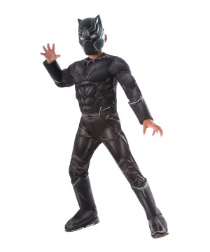 Civil War Black Panther Muscle Boys Costume deluxe