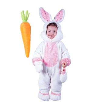 Easter Bunny Baby and Carrot Prop Costume Kit