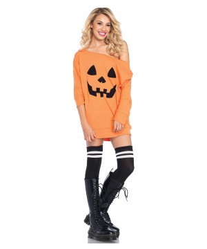 Pumpkin Jersey Dress Costume
