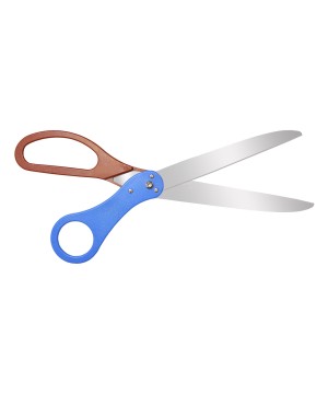  Ribbon Cutting Scissors Red Blue Handle