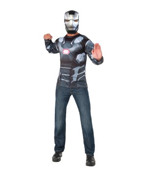 Iron Man 2 War Machine Muscle Ironman Movie Costume Kids Costume