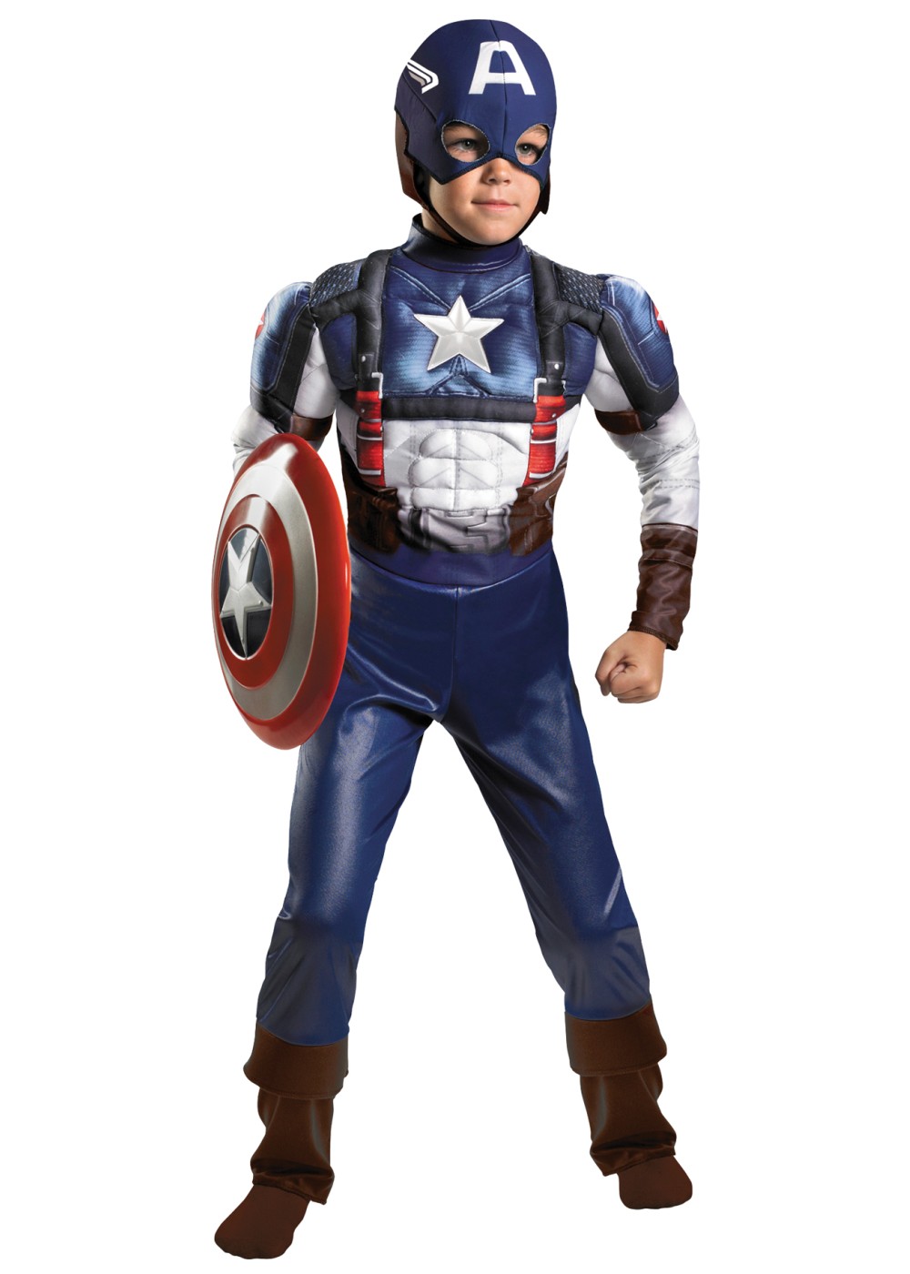 Captain America Avengers Boys Costume
