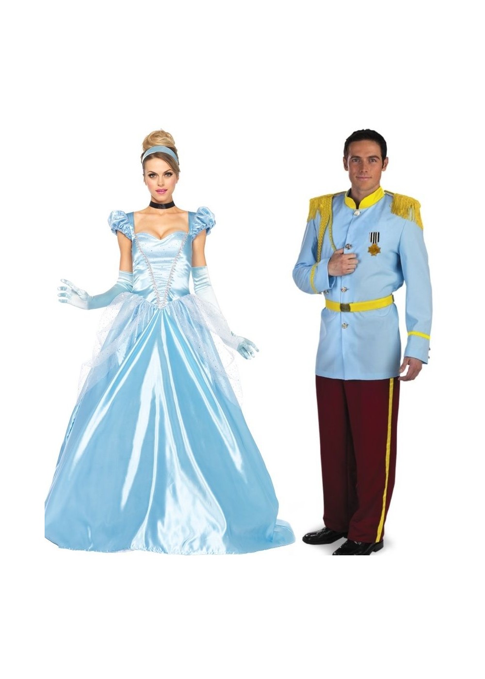 Cinderella And Prince Charming Couple Costume Kit