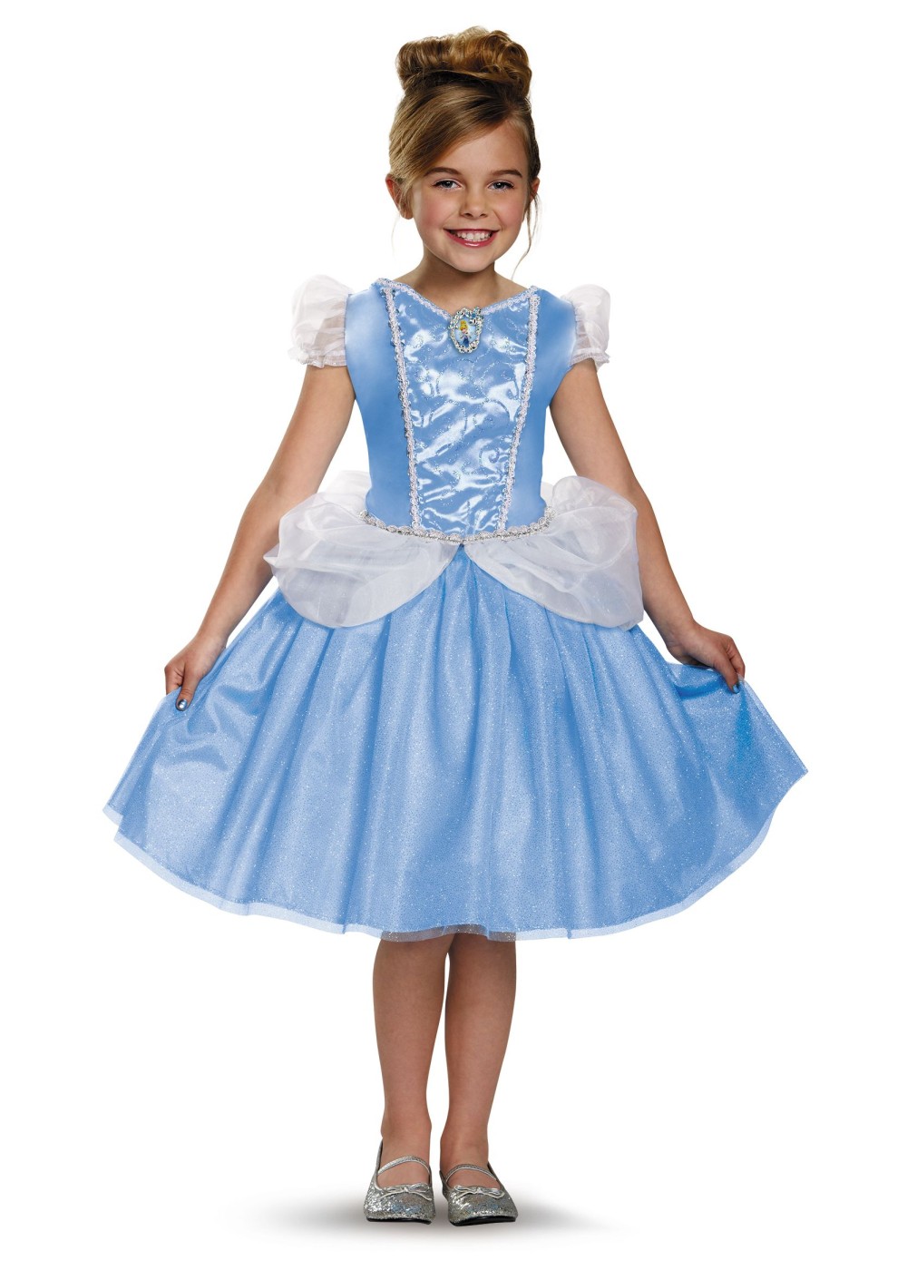 Kids Girls Cinderella Classic Costume