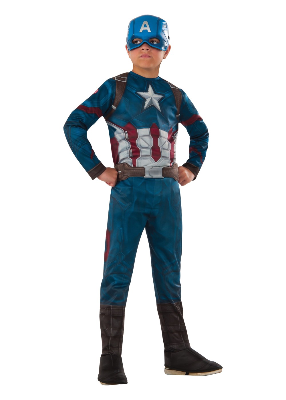Civil War Captain America Boys Costume