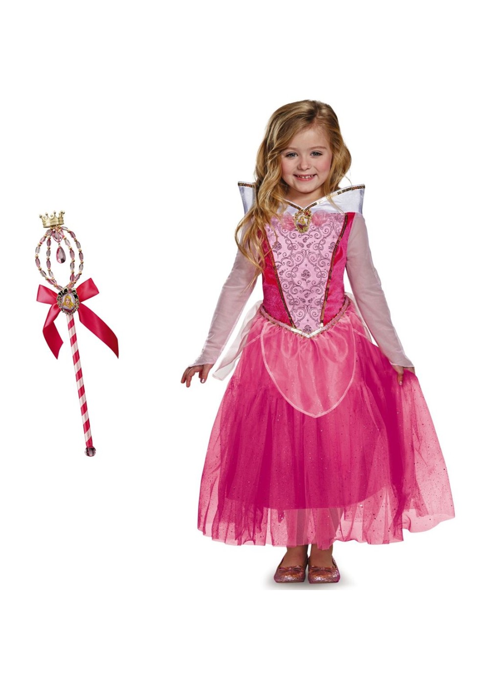 Aurora Princess Makeover Kit Size Medium Girls Costume
