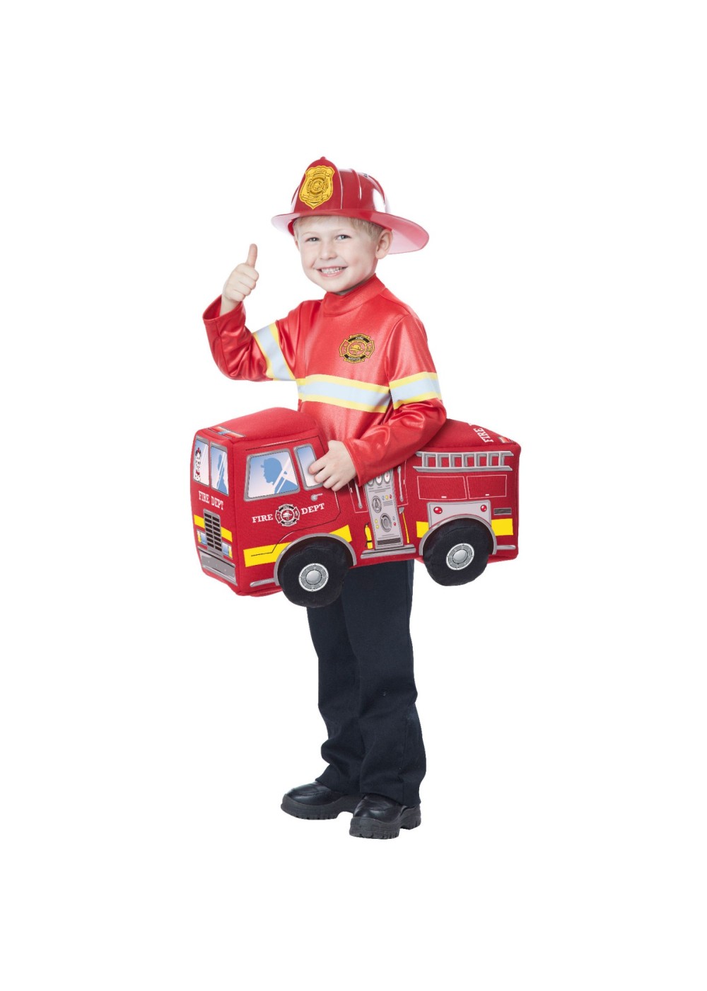 Firetruck Hero Rider Boys Costume