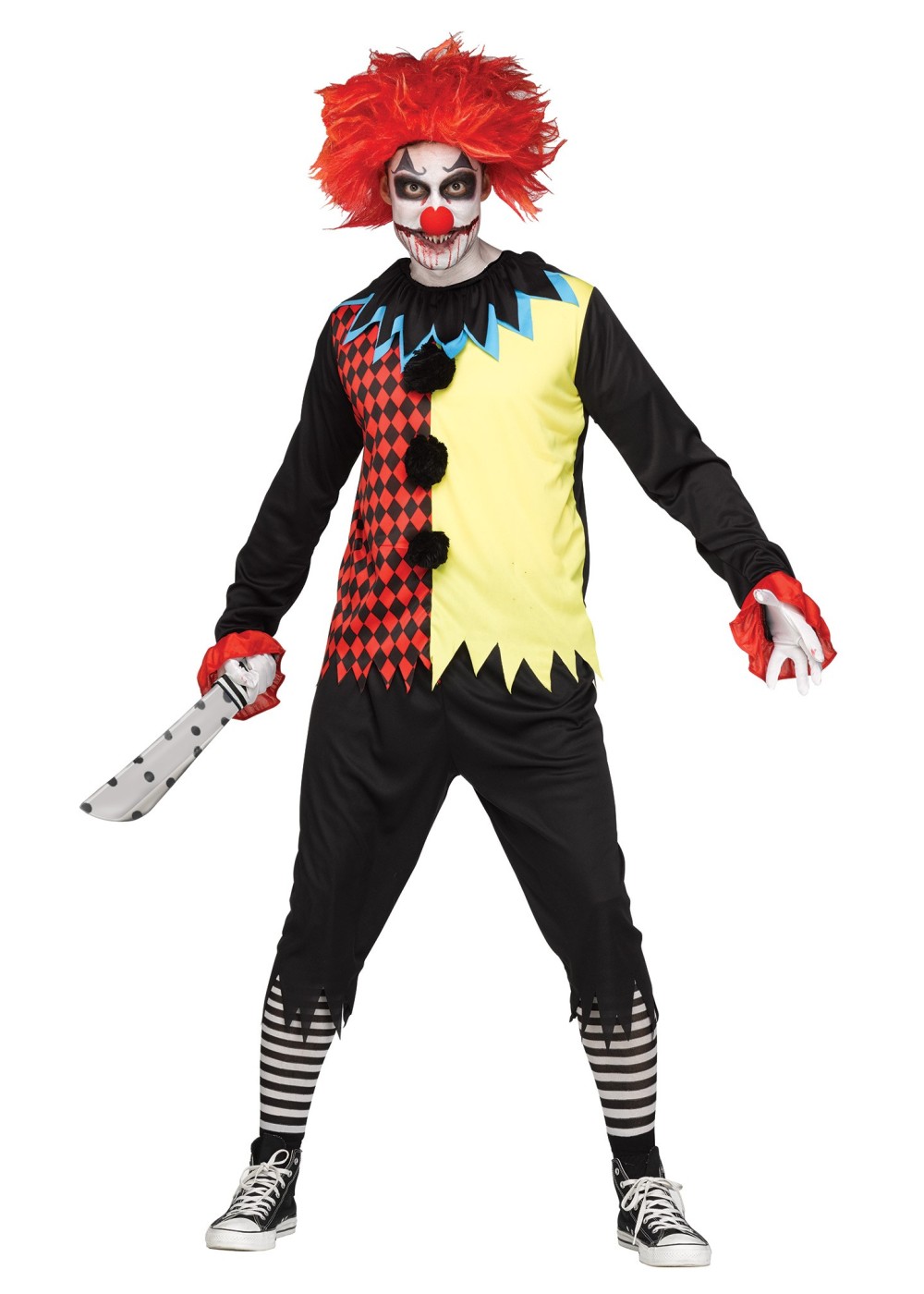 Freak Show Clown Men Costume