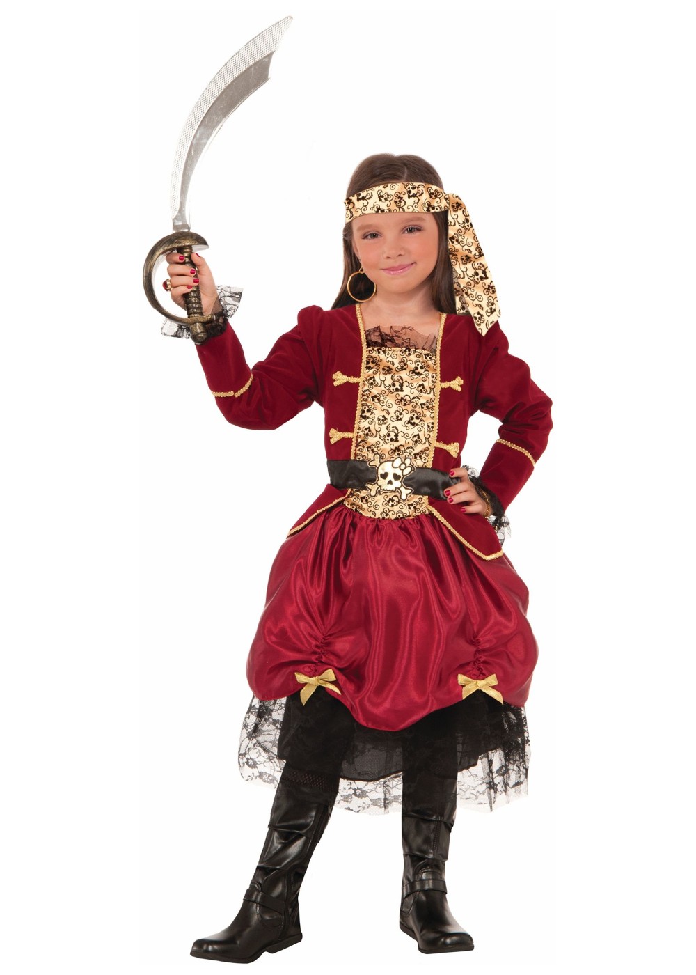 Kids Girl Pirateer Costume