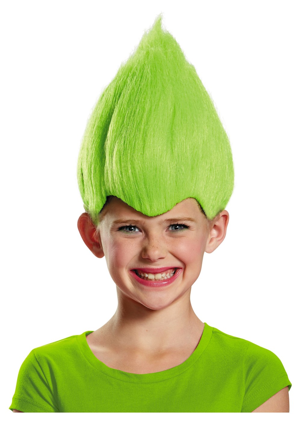Green Wacky Troll Child Wig