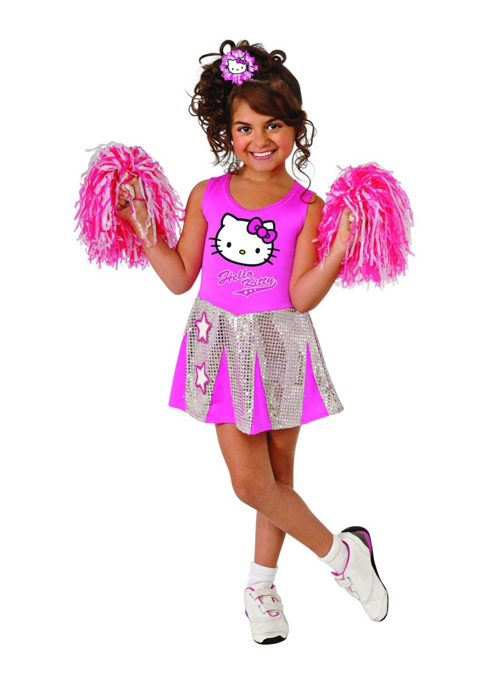 Kids Hello Kitty Cheerleader Girls Costume