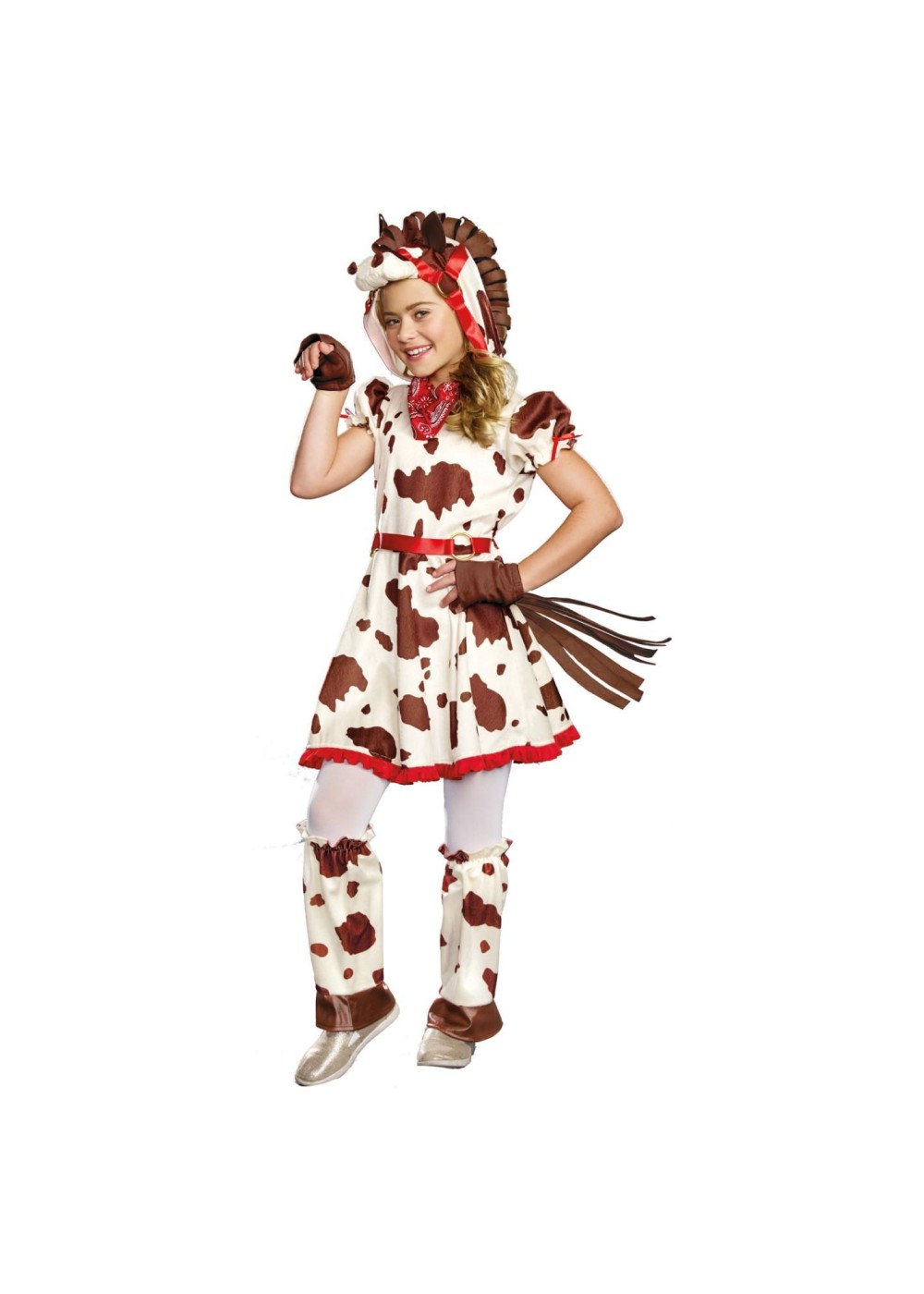 Kids Lucy Appaloosa Pony Girls Costume