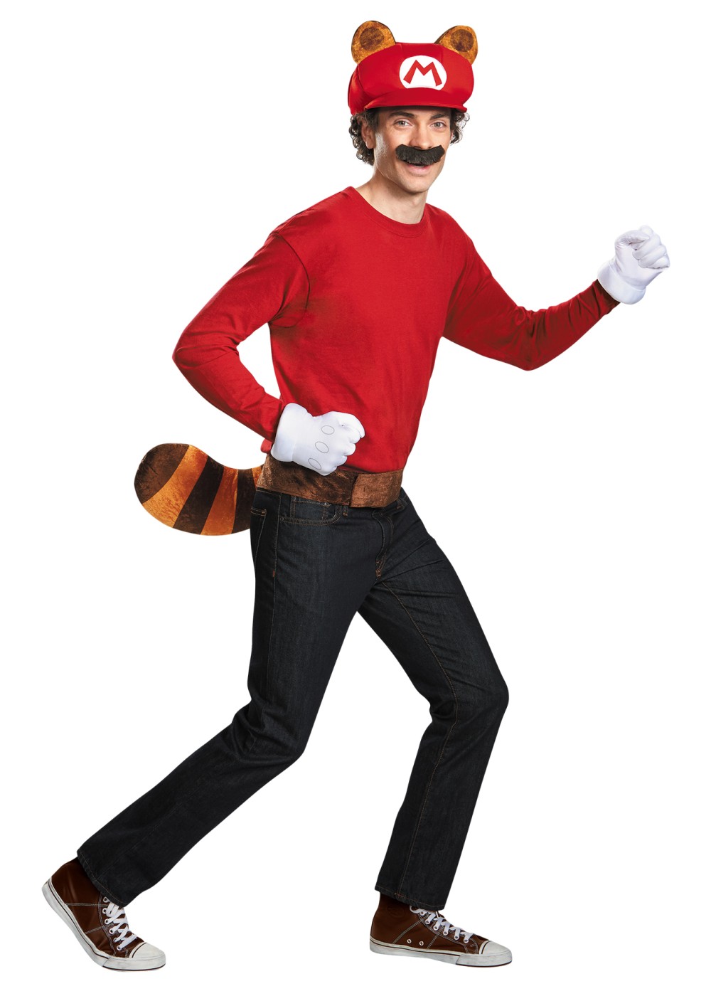 Mario Raccoon Men Costume Kit