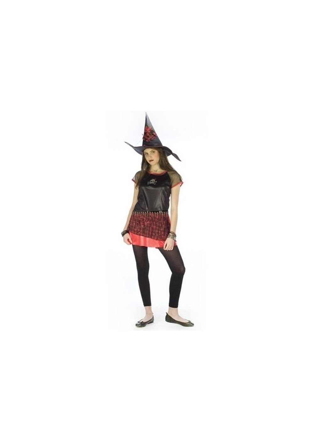  Punk Plaid Witch Costume