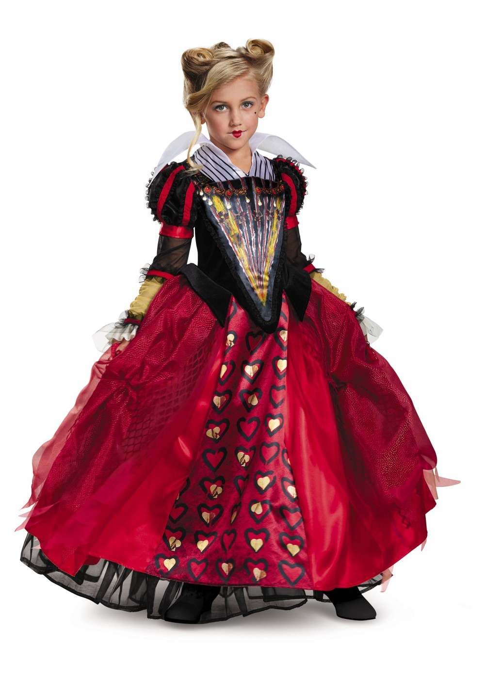 Kids Red Queen Alice Through The Looking Glass Girl Costume Deluxe