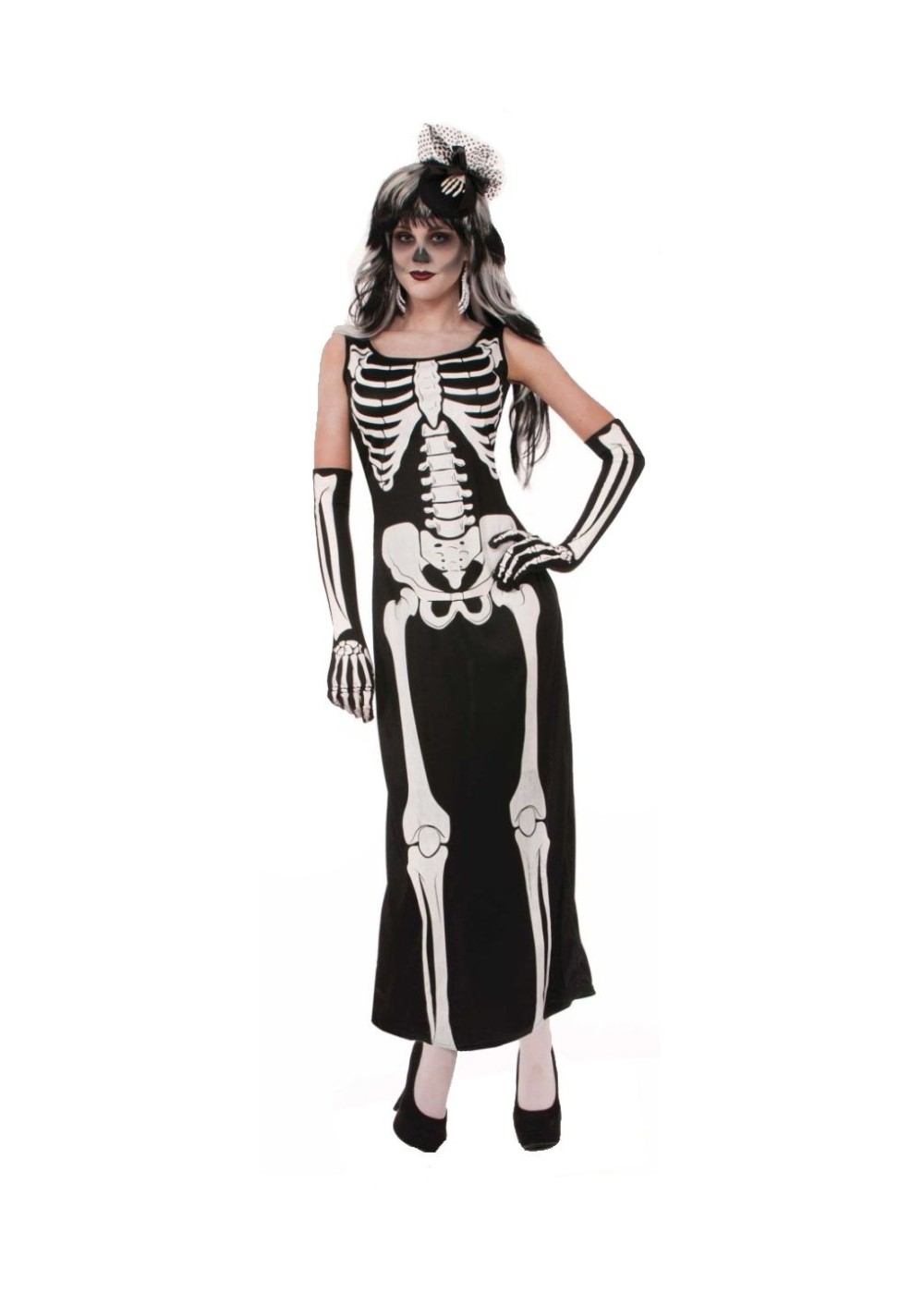  Skeleton Maxi Costume