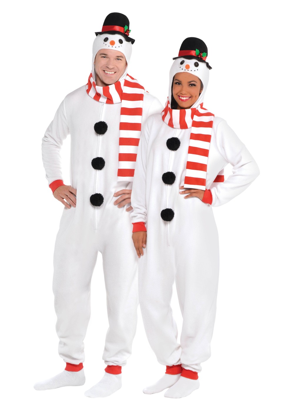 zipster snowman one piece costume