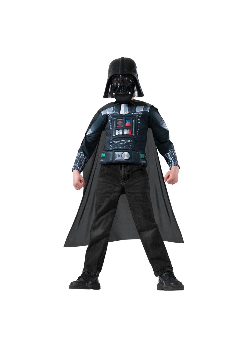 Kids Star Wars Darth Vader Boys Muscle Chest Shirt Kit