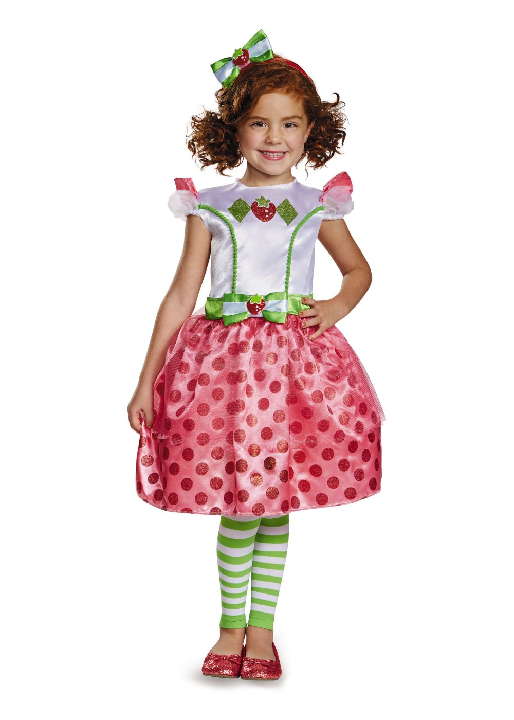 Kids Girls Strawberry Shortcake Classic Costume