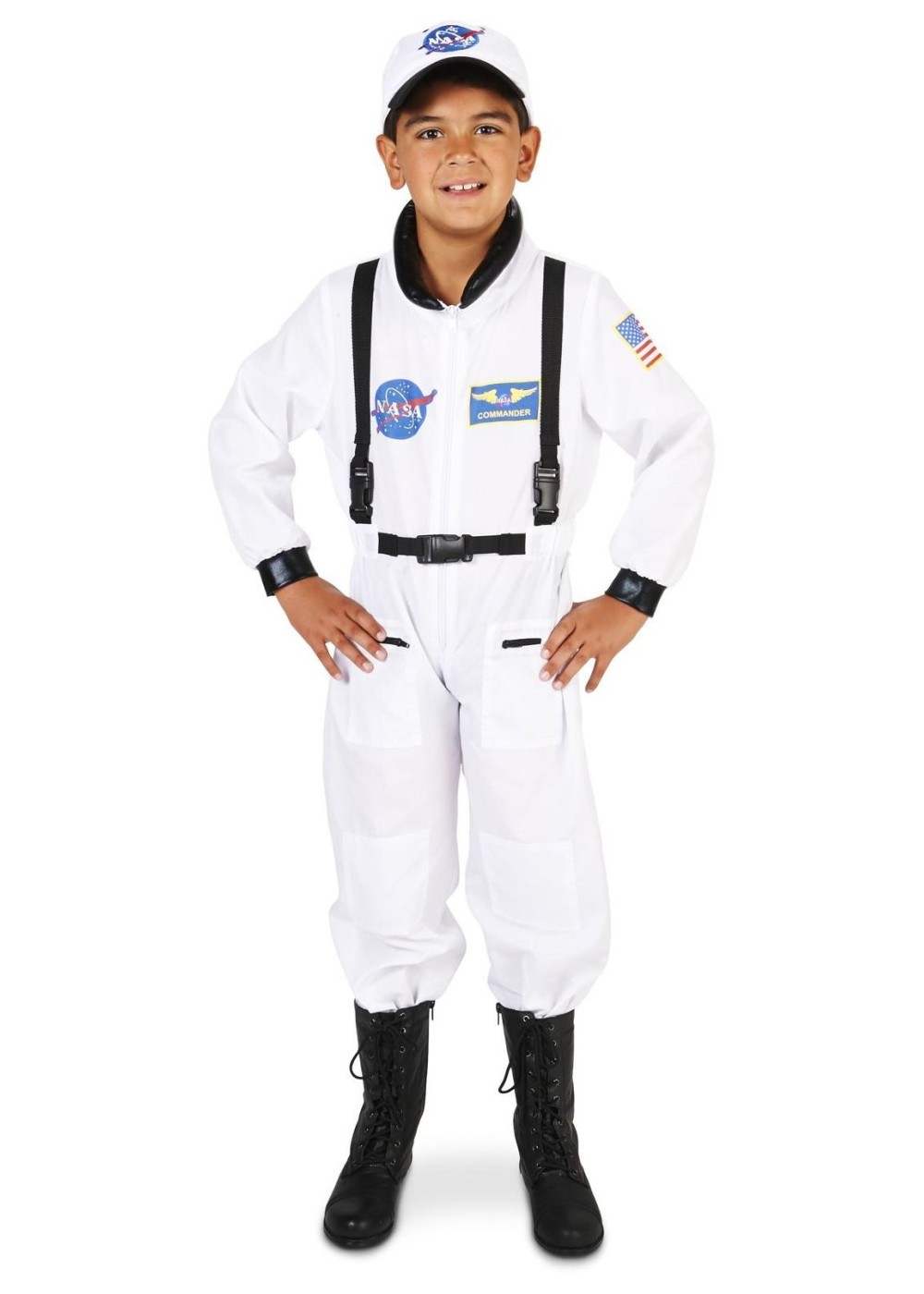 White Astronaut Boys Costume