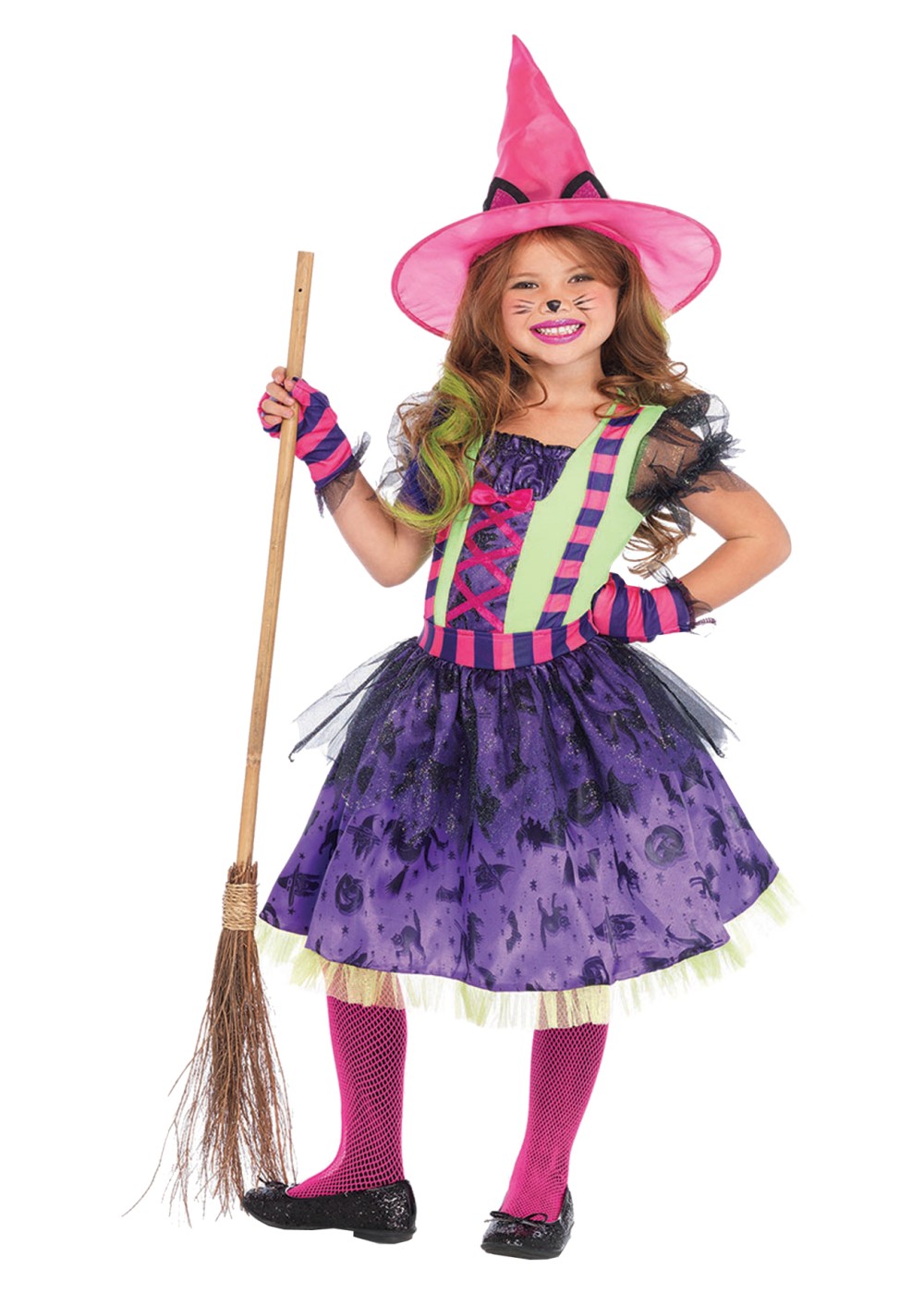 Kids Witch Girls Costume