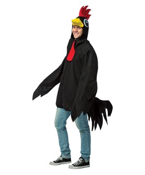 Black Rooster Mens Costume