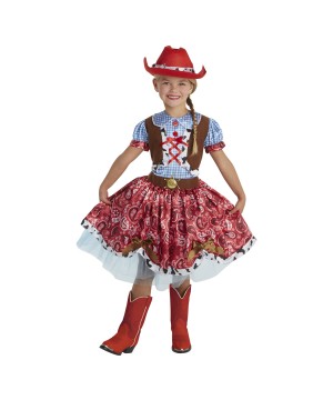 Girls Cowgirl Costume