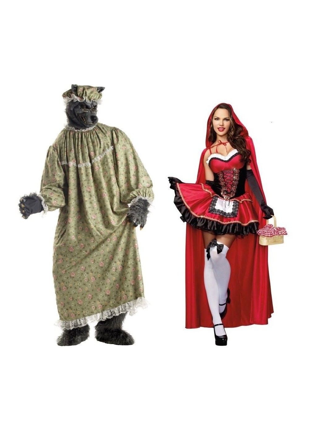  Little Red Riding Hood And Wolf Couples Costumes