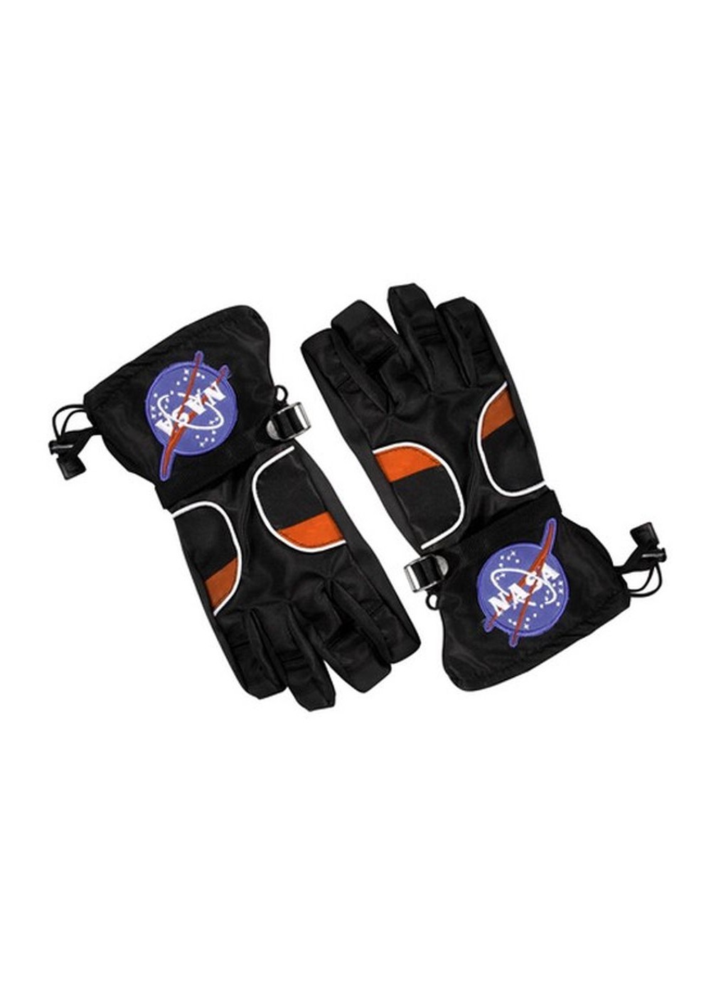 Astronaut Boys Black Costume Gloves
