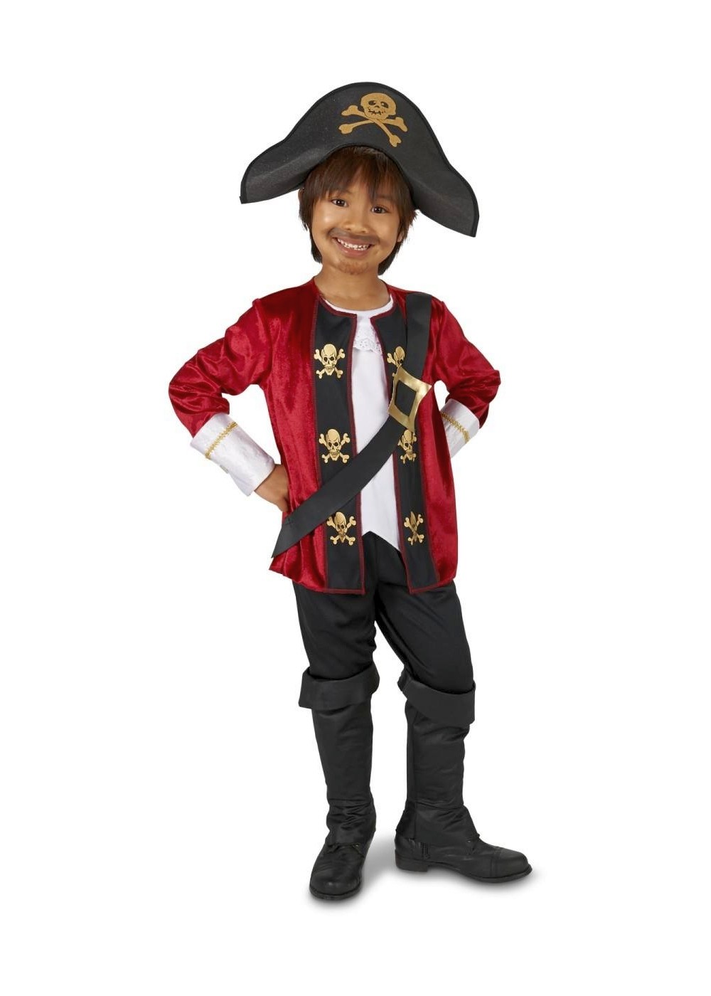 Boys Captain Of The Seven Seas Costume