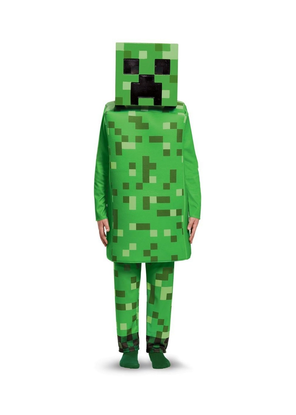 Boys Minecraft Green Creeper Costume