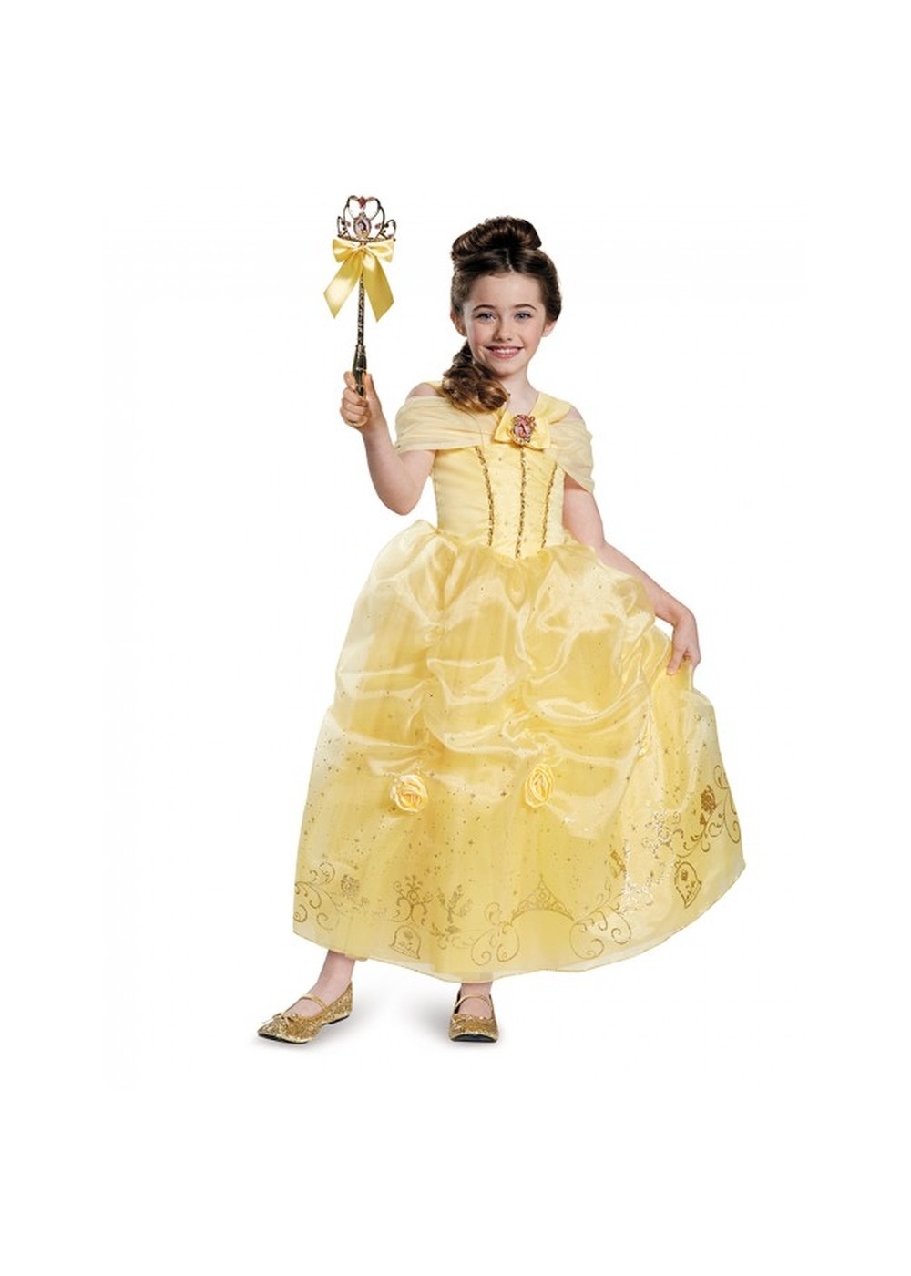 Kids Disney Princess Girls Belle Gown