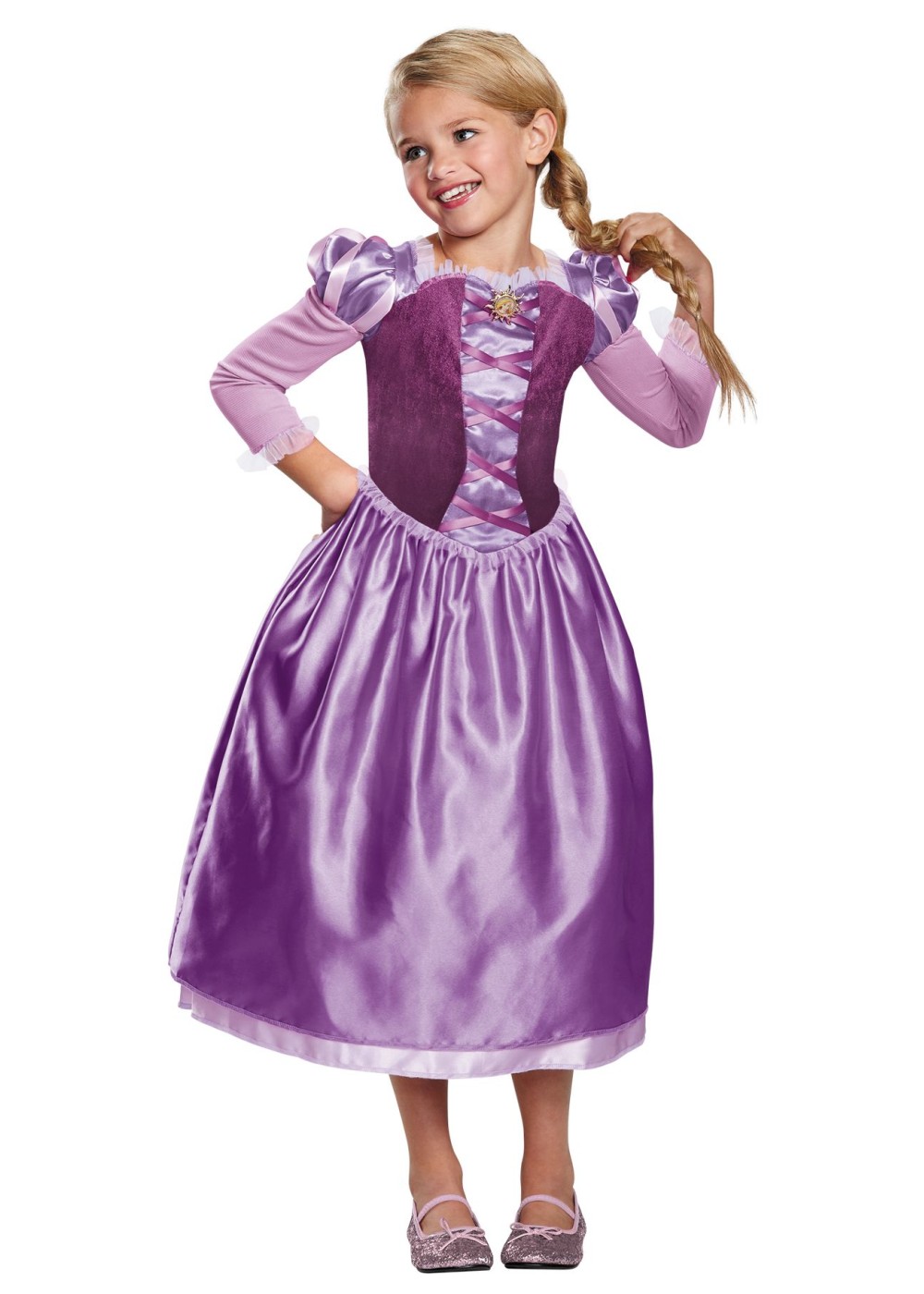Kids Girls Rapunzel Day Dress Costume