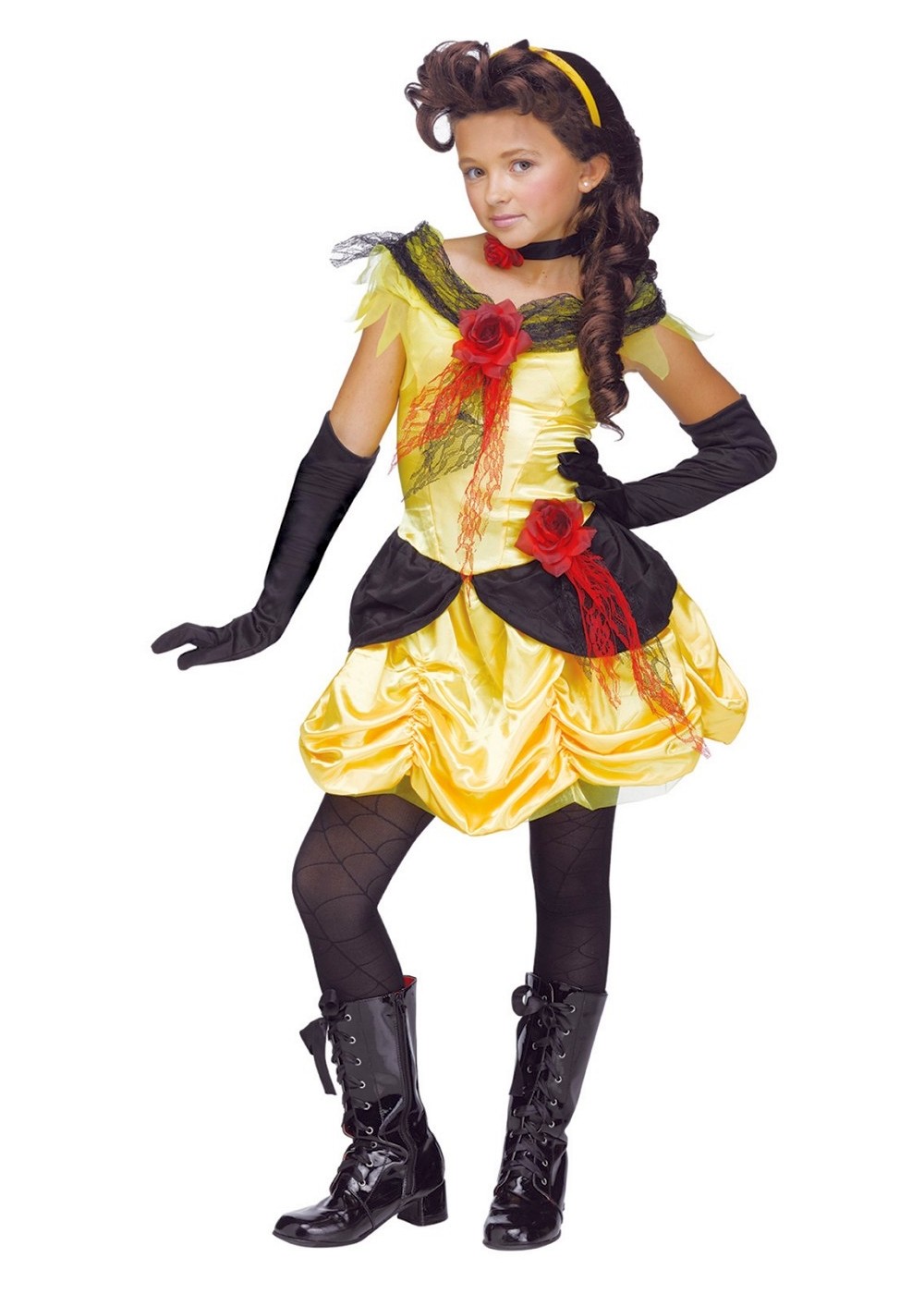 Kids Gothic Princess Belle Costume