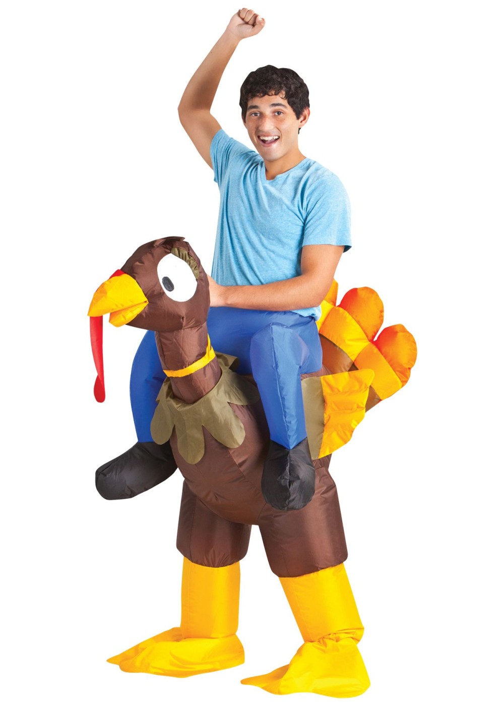  Inflatable Turkey Rider Costume