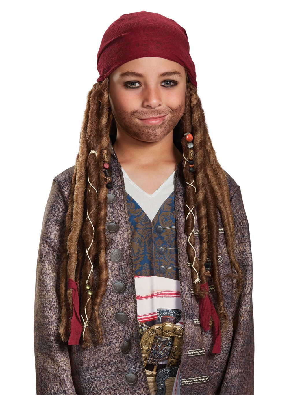 Boys Jack Sparrow Bandana With Dreads