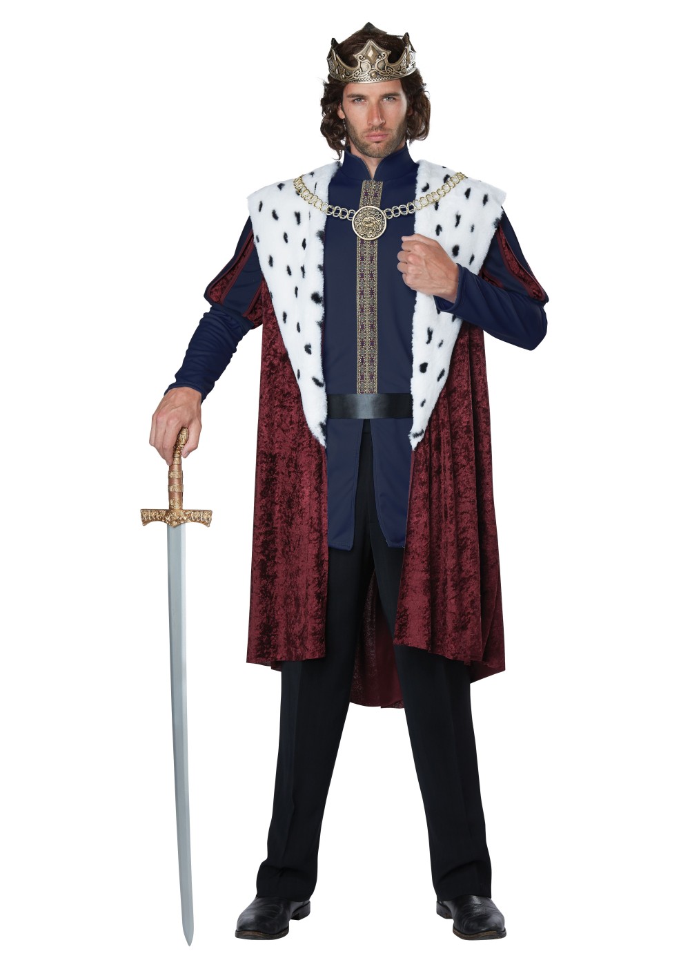 Royal King Men Costume - Renaissance Costumes