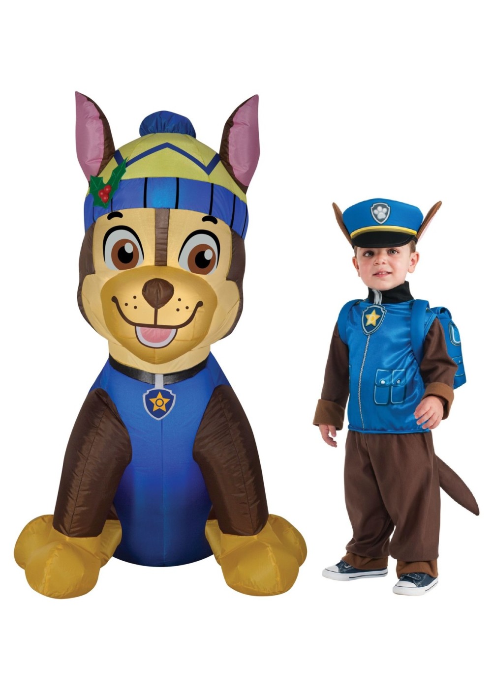 Paw Patrol Chase Inflatable And Costume Set